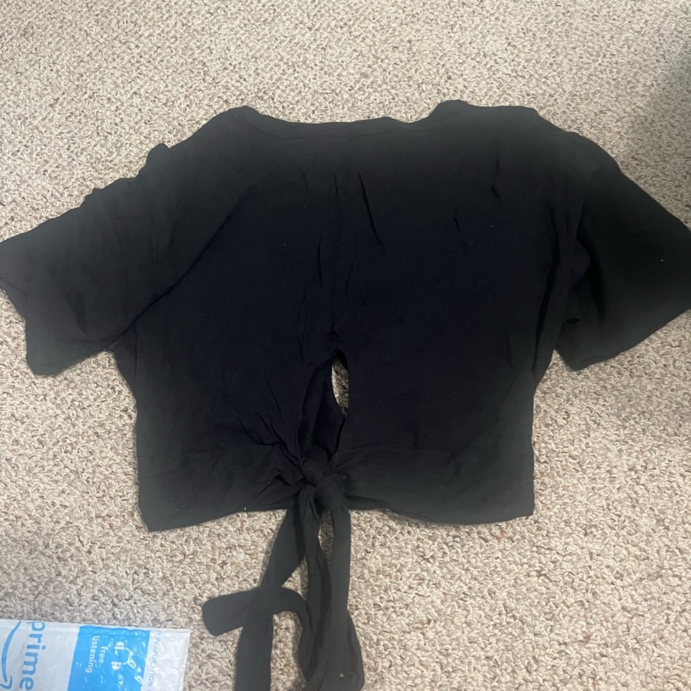 Aerie Cropped Wrap Top